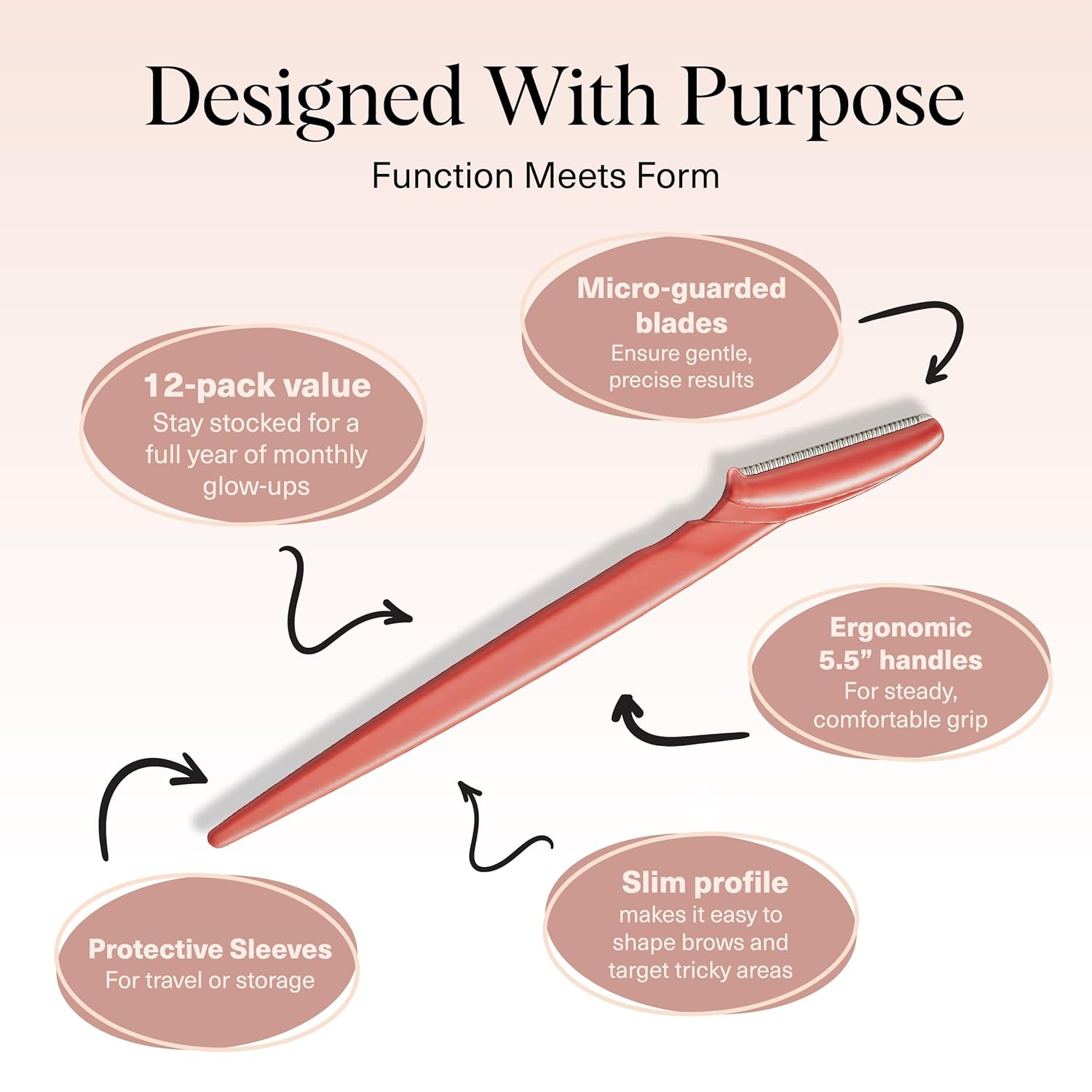 Kitsch Dermaplaning Tool Eyebrow Dermaplane