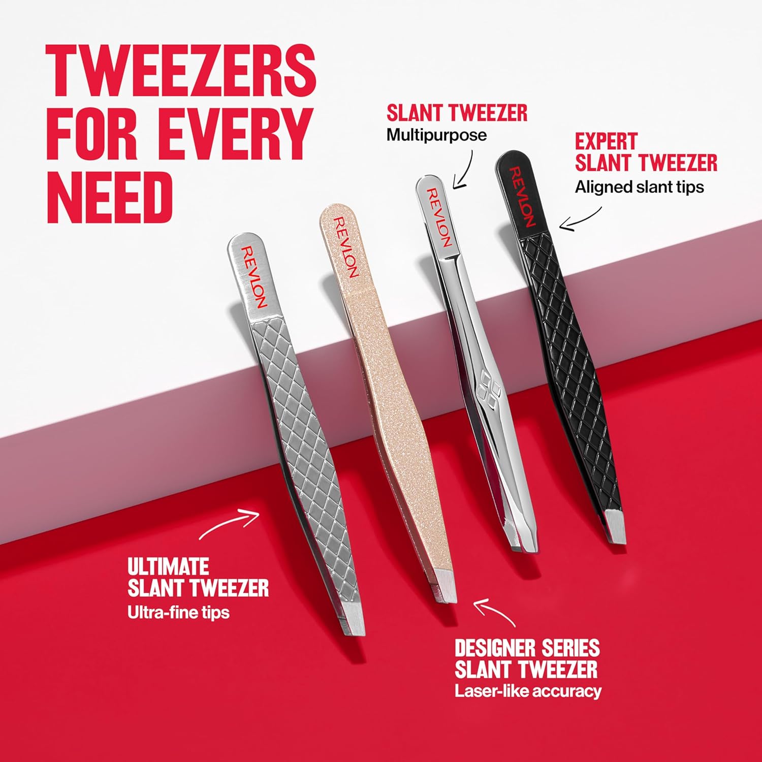 Revlon Stainless Steel Slant Tweezer