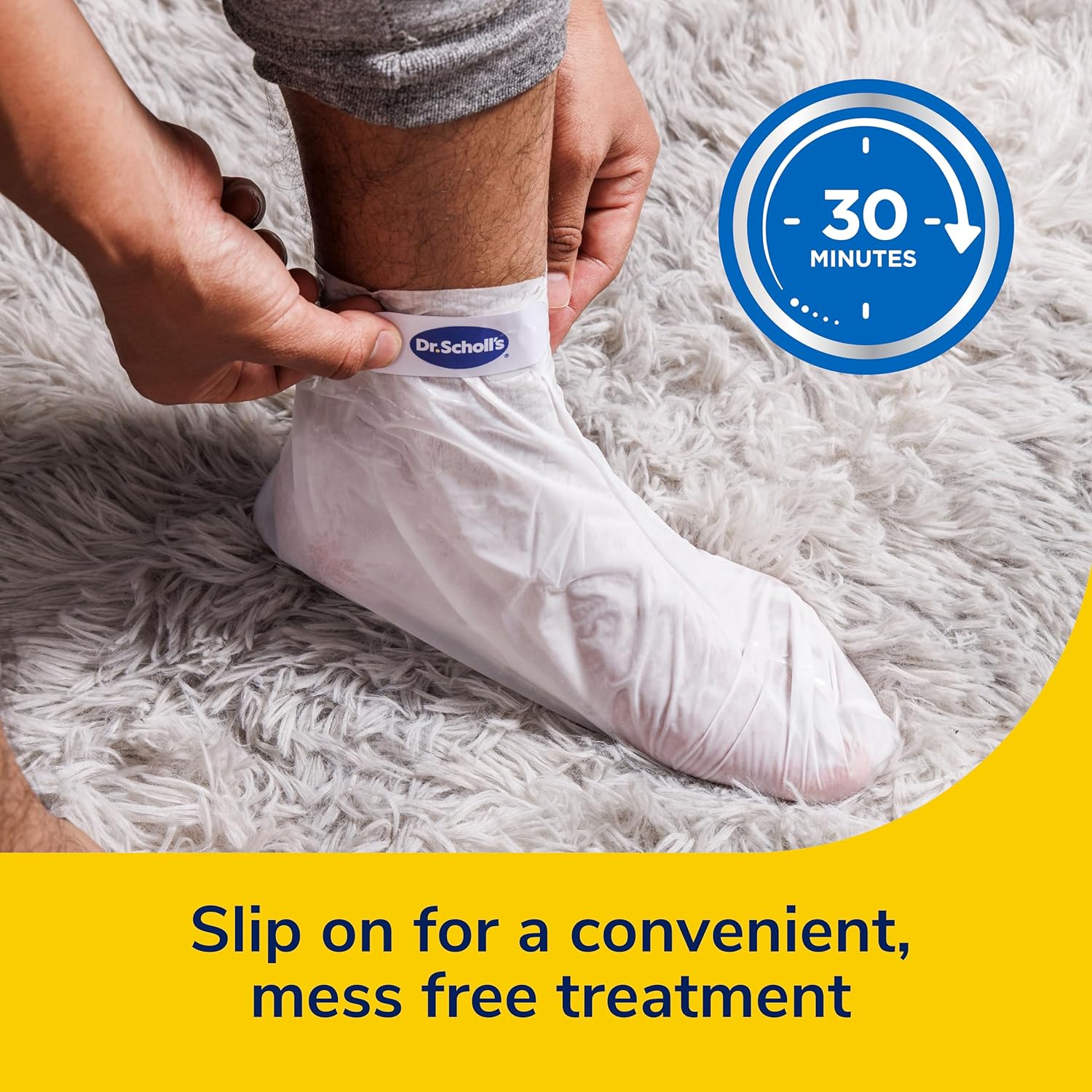 Dr. Scholl’s Hydrating Foot Socks – 3 Pairs for Soft Feet